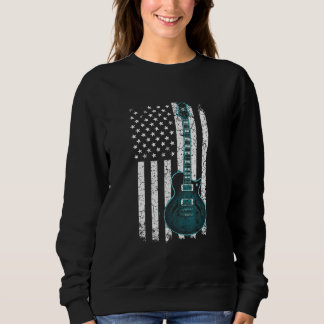  gitarist US American Flag 2 Trui