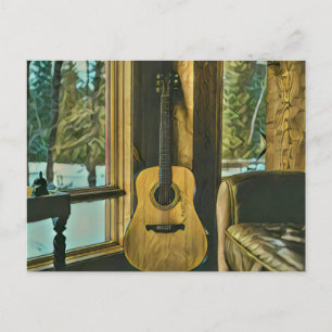 Gitarist verjaardagscadeau briefkaart