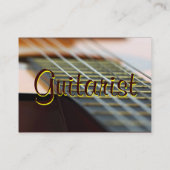 gitarist visitekaartje (Achterkant)
