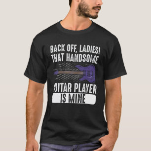 Gitarist Vriendin Vrouw Die Handige Gitaar Pla T-shirt