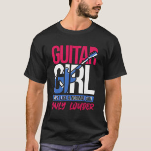 Gitarist Vrouwen Meisjes Kinder Gift Idee Muzikant T-shirt
