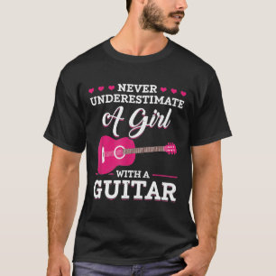 gitarist Women Girls Musician Guitar T-shirt