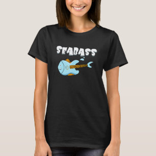 Gitarist Zeebaars Gitaar Bassist Grappige Muziekli T-shirt