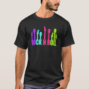 Gitarist Zegt Rock And Roll Gitaar Muziek Akoestis T-shirt
