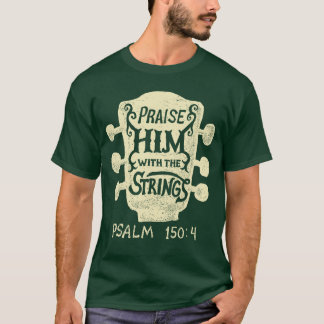 Gitaristen prijzen Hem met de snaren Akoestische g T-shirt