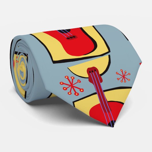 Gitarre Stropdas (Opgerold)