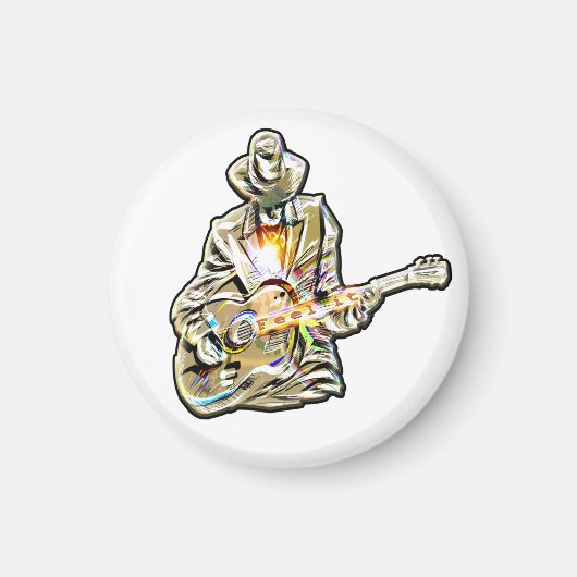 Gitarren Blues Mann - Voel het je voor Magneet (Voorkant)