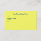 "Gîté au-dessus" du carte de visite (Dos)