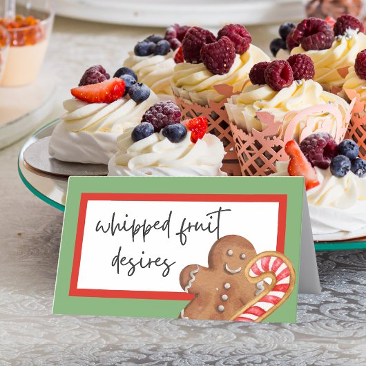 Gîtes Cookie Plier nourriture, boisson ou cartes d