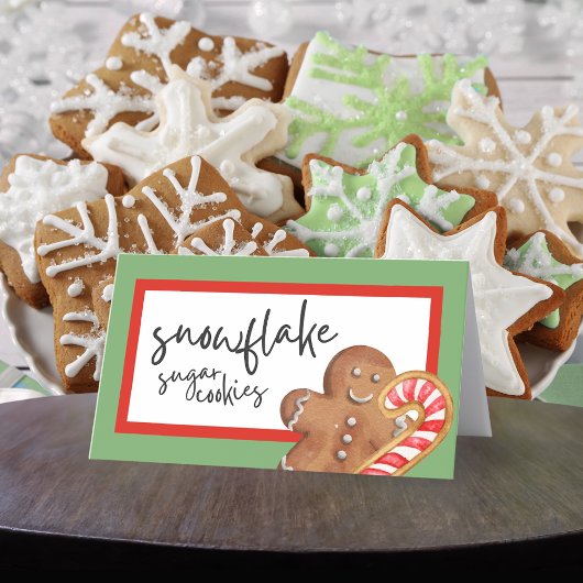 Gîtes Cookie Plier nourriture, boisson ou cartes d