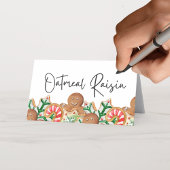 Gîtes Cookie Plier nourriture, boisson ou cartes d