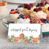 Gîtes Cookie Plier nourriture, boisson ou cartes d