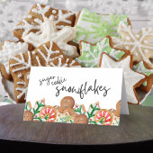 Gîtes Cookie Plier nourriture, boisson ou cartes d