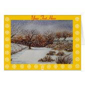 gîtes ruraux neige scène à noël (Devant horizontal)