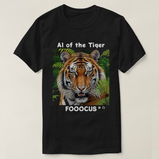GitHub-project sjabloon - Fooocus T-shirt (Design voorkant)