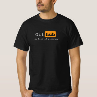 GitHUB, zwart T-shirt