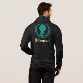 GitKraken Mannen 'Dark Theme' Hoodie (Achterkant volledig)