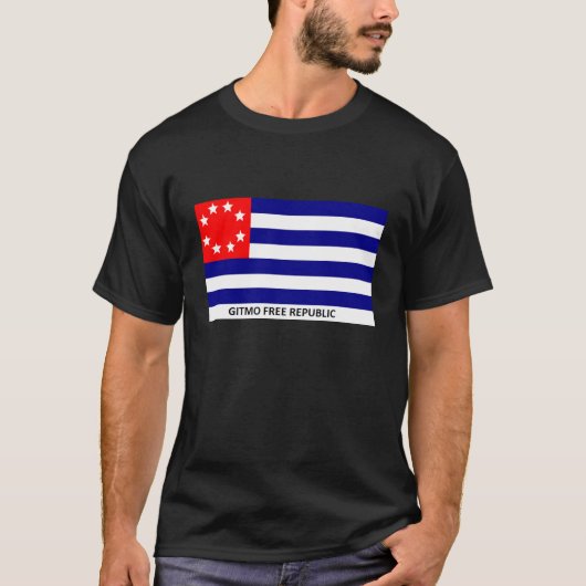 GITMO FREE REPUBLIEK SHIRT (Voorkant)
