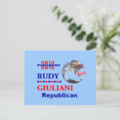 GIULIANI 2012 Briefkaart (Staand voorkant)