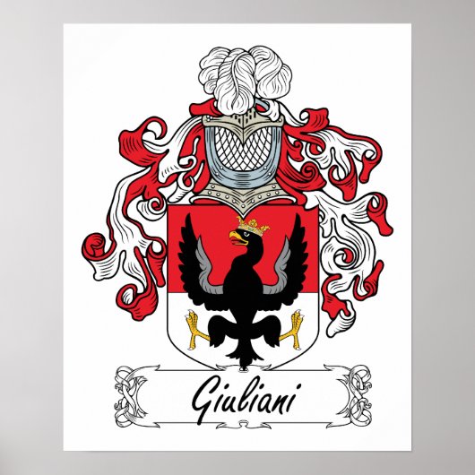 Giuliani Family Crest Poster (Voorkant)