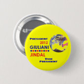 GIULIANI JINDAL 2012 Button (Voorkant /achterkant)