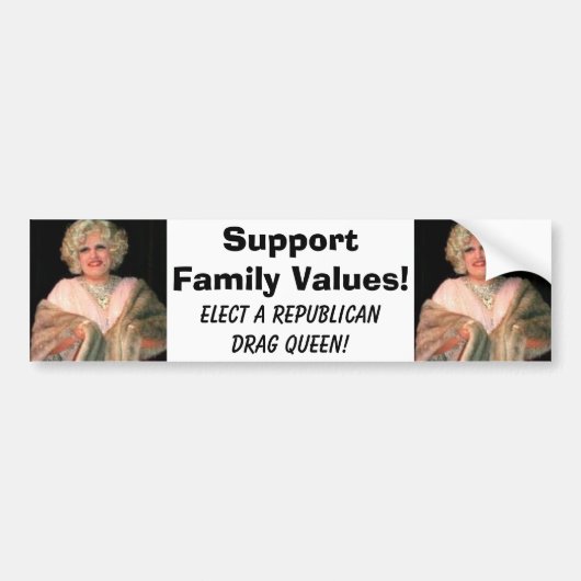 giulianidrag, giulianidrag, SupportFamily Value... Bumpersticker (Voorkant)