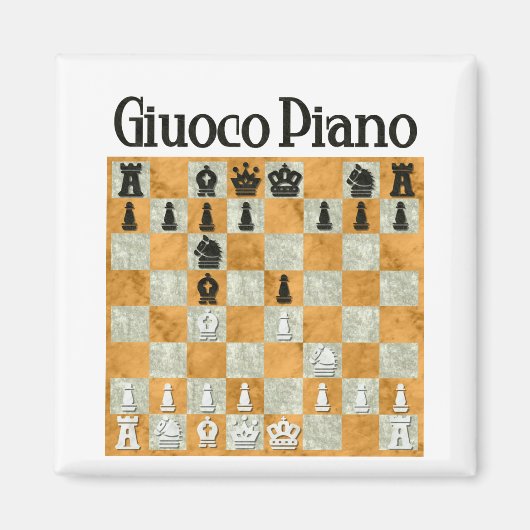 Giuoco Piano Magneet (Voorkant)