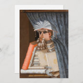 Giuseppe Arcimboldo - De Bibliothecaris Kaart (Voorkant / Achterkant)