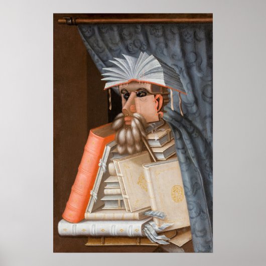 Giuseppe Arcimboldo - De Bibliothecaris Poster (Voorkant)