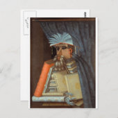 Giuseppe Arcimboldo - De Librarian Briefkaart (Voorkant / Achterkant)