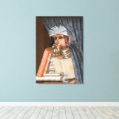 Giuseppe Arcimboldo - De Librarian Canvas Afdruk (Insitu (Houten vloer))