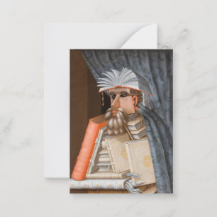 Giuseppe Arcimboldo - De Librarian Notitiekaartje