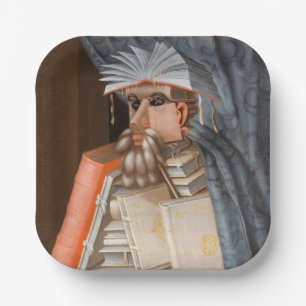 Giuseppe Arcimboldo - De Librarian Papieren Bordje