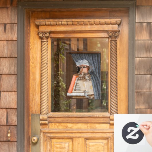 Giuseppe Arcimboldo - De Librarian Raamsticker (Huis Deur)