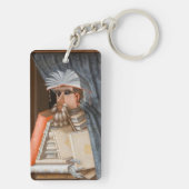 Giuseppe Arcimboldo - De Librarian Sleutelhanger (achterkant)