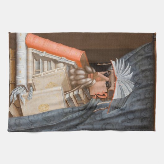 Giuseppe Arcimboldo - De Librarian Theedoek (Horizontaal)