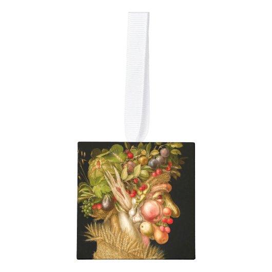 Giuseppe Arcimboldo - Selectie van masterstukken Kubus Ornament (Voorkant)