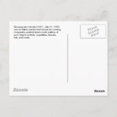 Giuseppe Arcimboldo Vegetable Man (Vertumnus) Briefkaart (Achterkant)