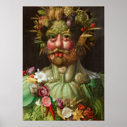 GIUSEPPE ARCIMBOLDO - Vertumnus 1590 Poster (Voorkant)