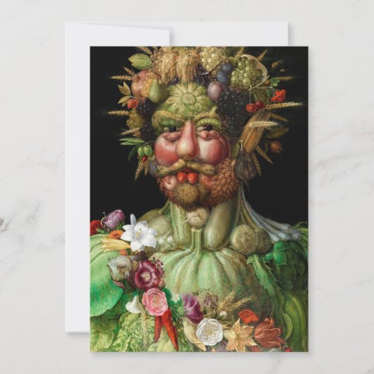 Giuseppe Arcimboldo - Vertumnus Bedankkaart (Voorkant)
