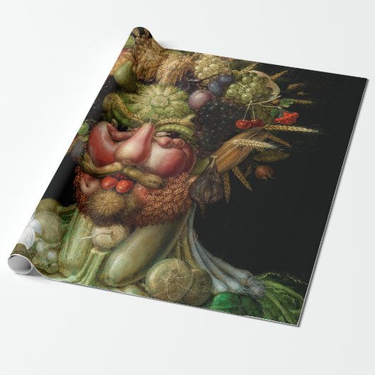 Giuseppe Arcimboldo - Vertumnus Cadeaupapier (Uitgerold)