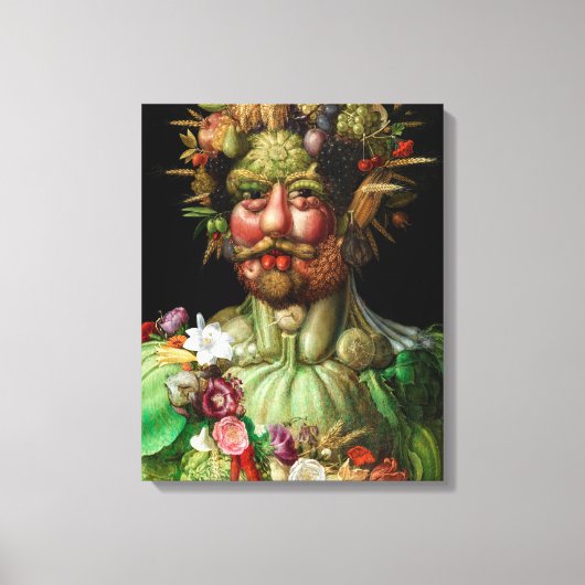 Giuseppe Arcimboldo - Vertumnus Canvas Afdruk (Voorkant)