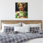 Giuseppe Arcimboldo - Vertumnus Canvas Afdruk (Insitu (Slaapkamer))
