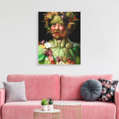 Giuseppe Arcimboldo - Vertumnus Canvas Afdruk (Insitu (Woonkamer))