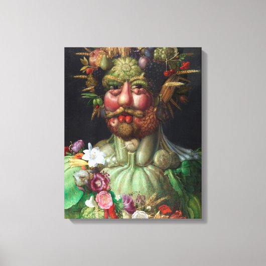 Giuseppe Arcimboldo Vertumnus Canvas Afdruk (Voorkant)