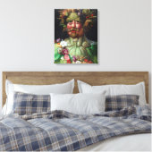 Giuseppe Arcimboldo Vertumnus Canvas Afdruk (Insitu (Slaapkamer))