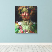 Giuseppe Arcimboldo Vertumnus Canvas Afdruk (Insitu (Houten vloer))