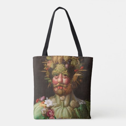 Giuseppe Arcimboldo - Vertumnus Canvas tas (Achterkant)