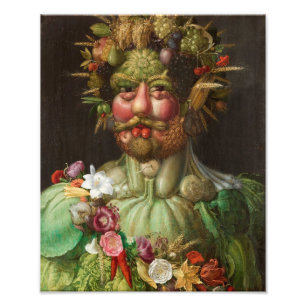 Giuseppe Arcimboldo - Vertumnus Foto Afdruk