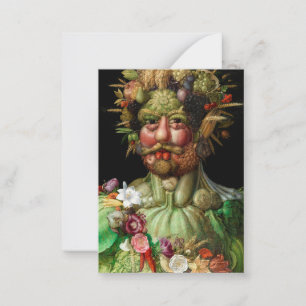 Giuseppe Arcimboldo - Vertumnus Notitiekaartje